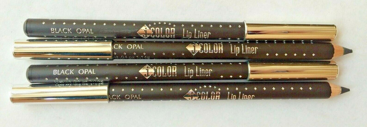 Jordana Lip Liners Set of 4 Black Opal Discontinued - Matte Lip Pencils