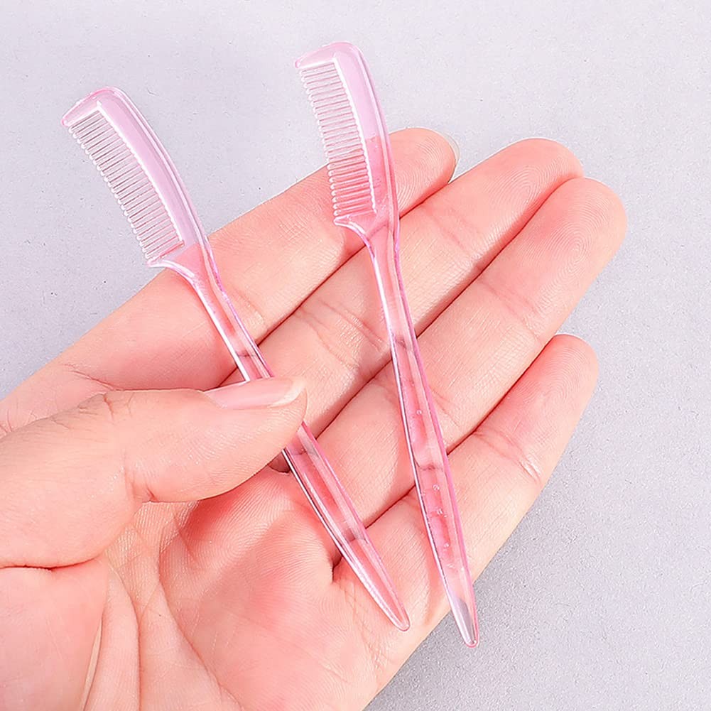 Disposable Eyelash and Eyebrow Comb Set 100 Pcs Portable Makeup Tools