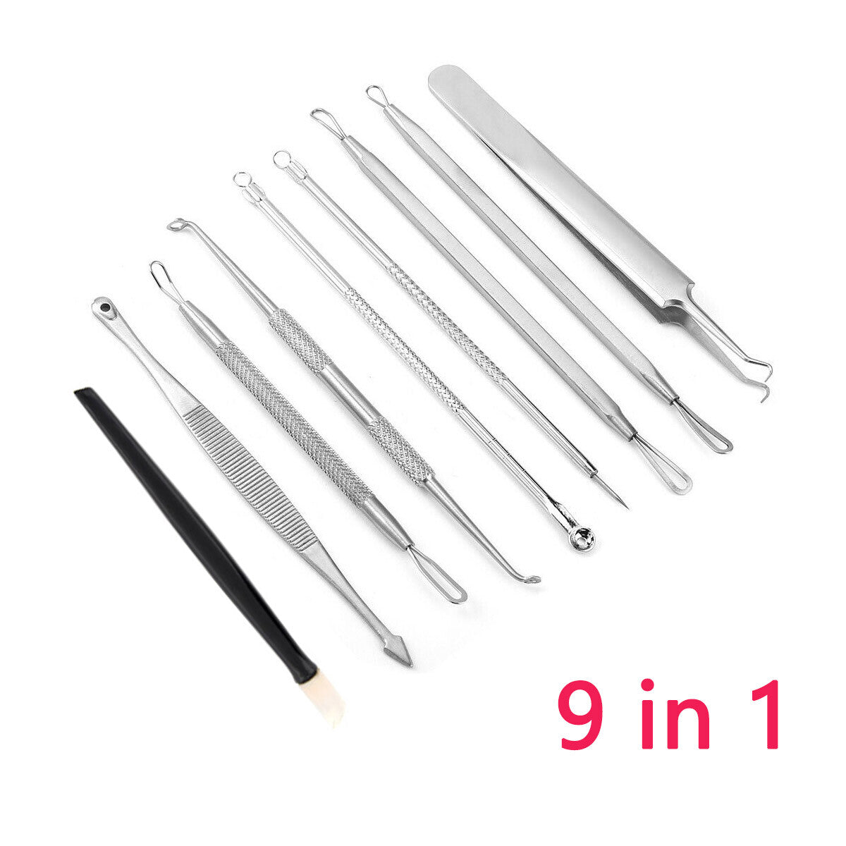 Blackhead and Pimple Comedone Extractor Kit - Acne & Blemish Removal Tools