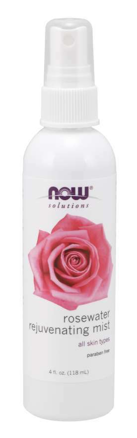 Rosewater Rejuvenating Facial Mist - Hydrating Skin & Hair Spray - 4 oz