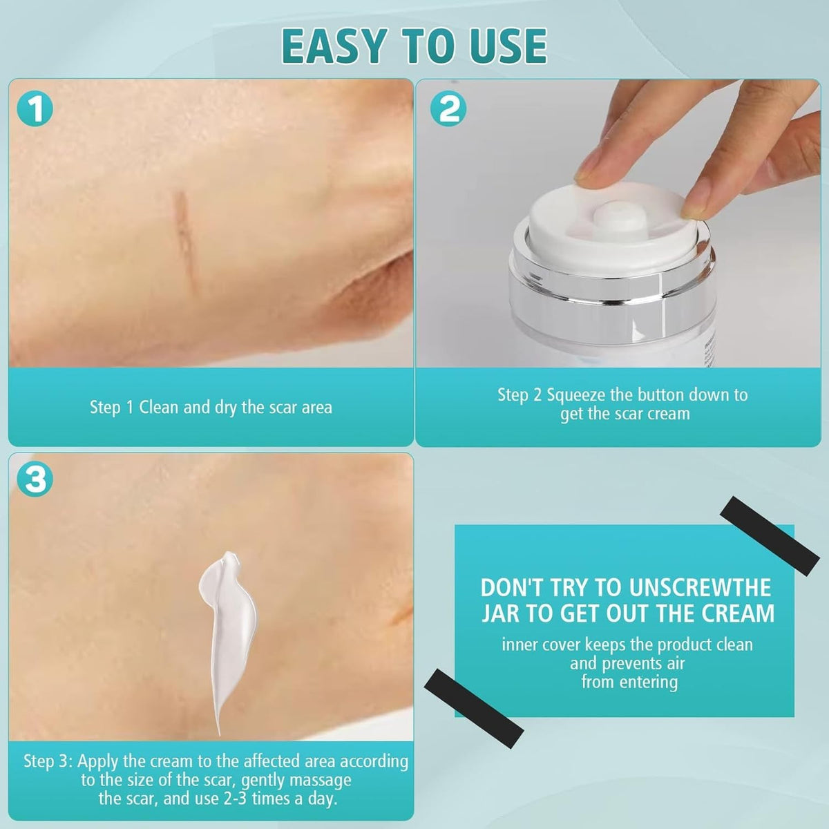 Silicone Scar Gel for Face & Body - Scar Removal & Skin Rejuvenation