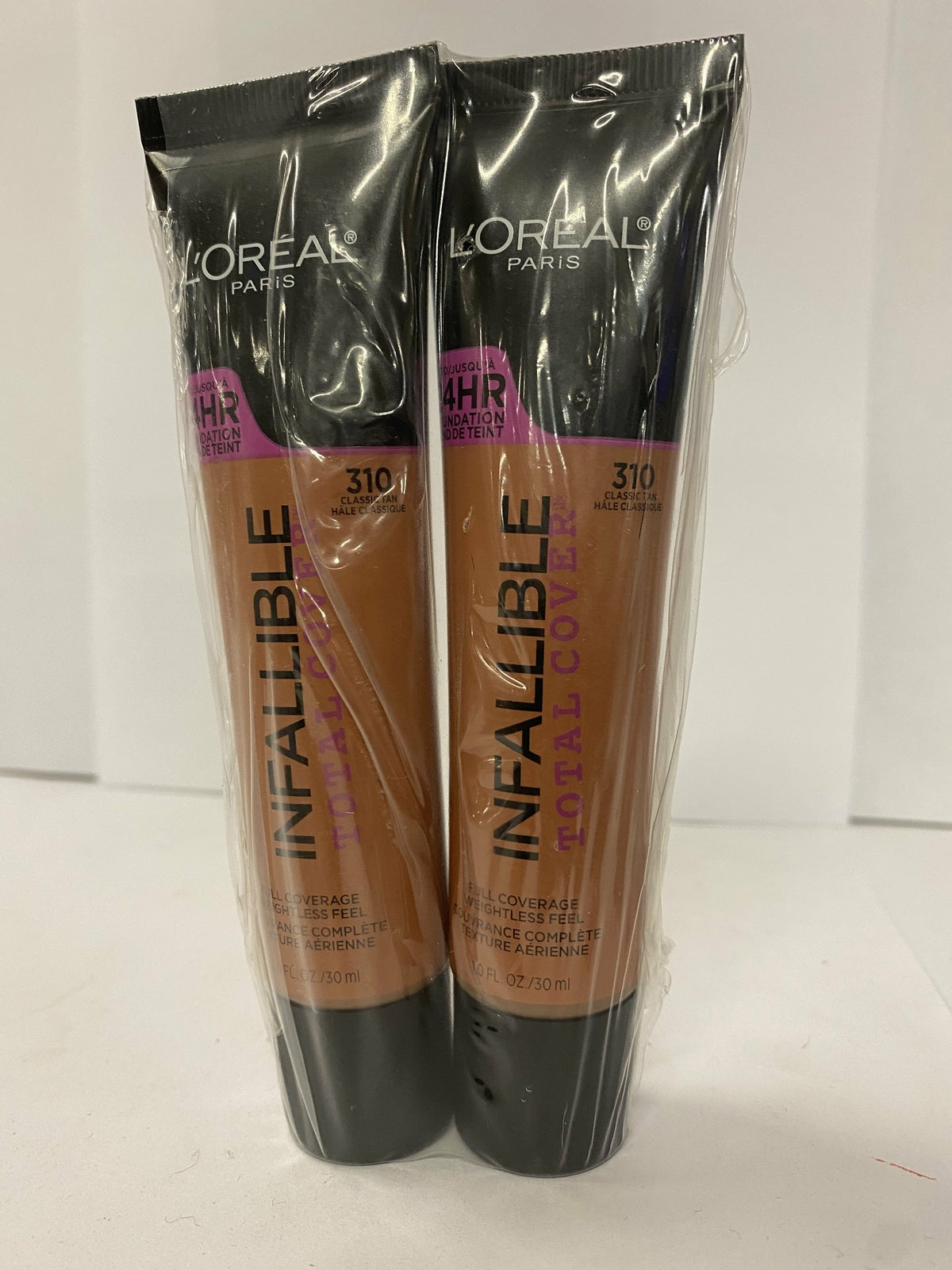 L’Oréal Infallible Total Cover Foundation 24H #310 Classic Tan 1 oz