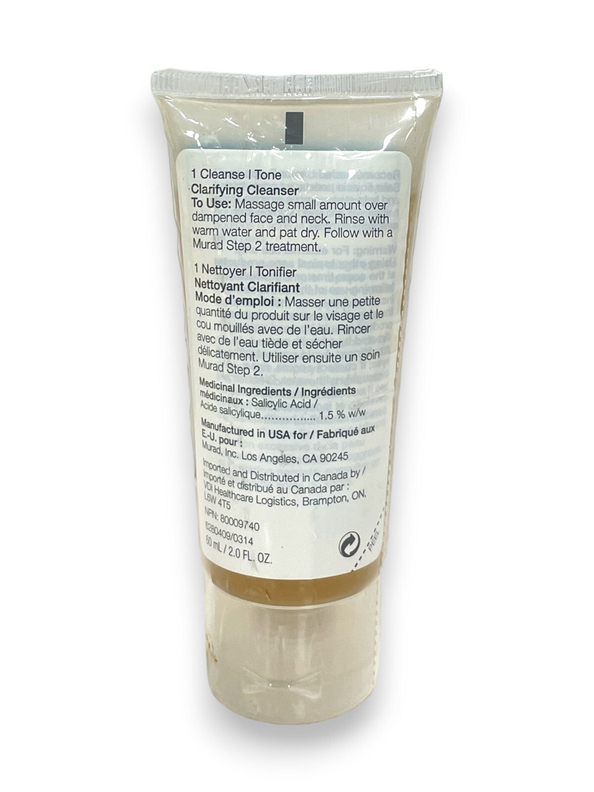Murad Clarifying Cleanser Acne 60ml / 2fl. oz Sealed NEW