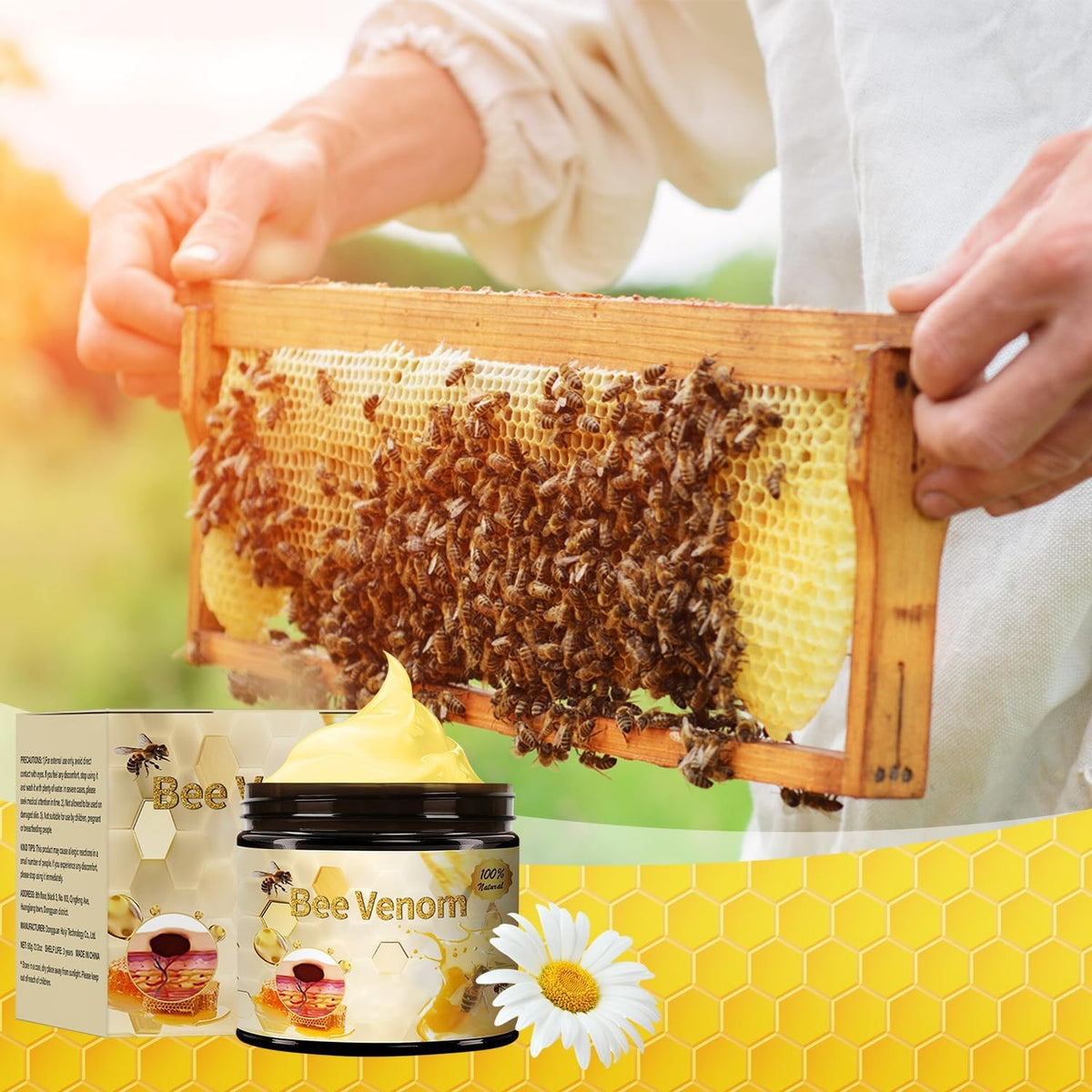 Bee Venom Treatment Cream Pack - Natural Skin Repair for All Body Parts