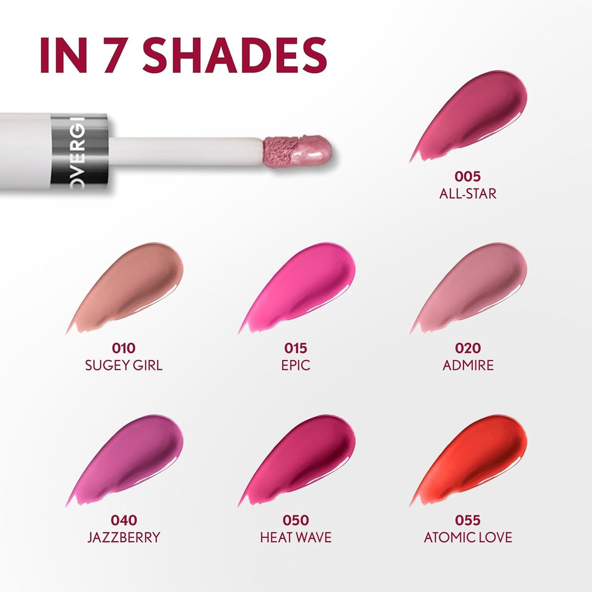 Vibrant Glossy Lip Color with SPF 10 - Long-Lasting Lipstick in 010 Sugey Girl