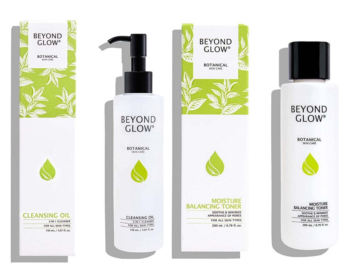 Beyond Glow Botanical Balancing Toner & Cleansing Oil Set