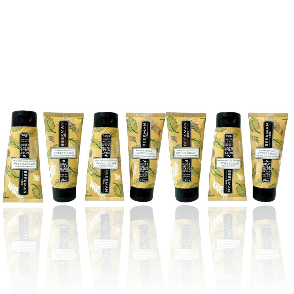 Goat Milk Hand Cream Lotion, Sweet Grass - 7 Pack, 2 fl oz