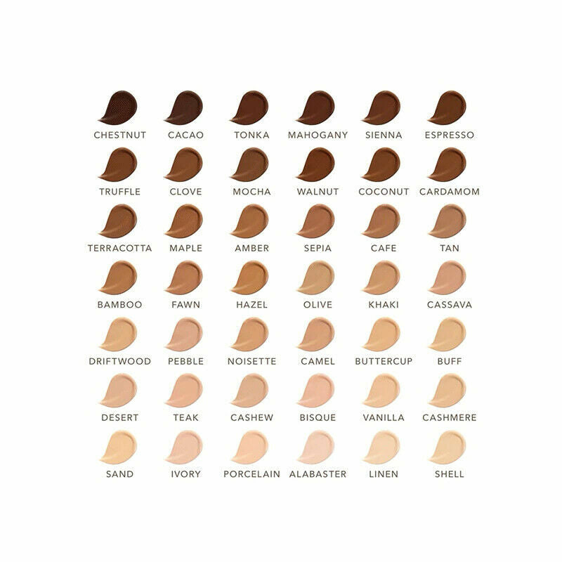 Full Coverage 24-Hour Foundation with Multiple Shades - Flawless Face Makeup