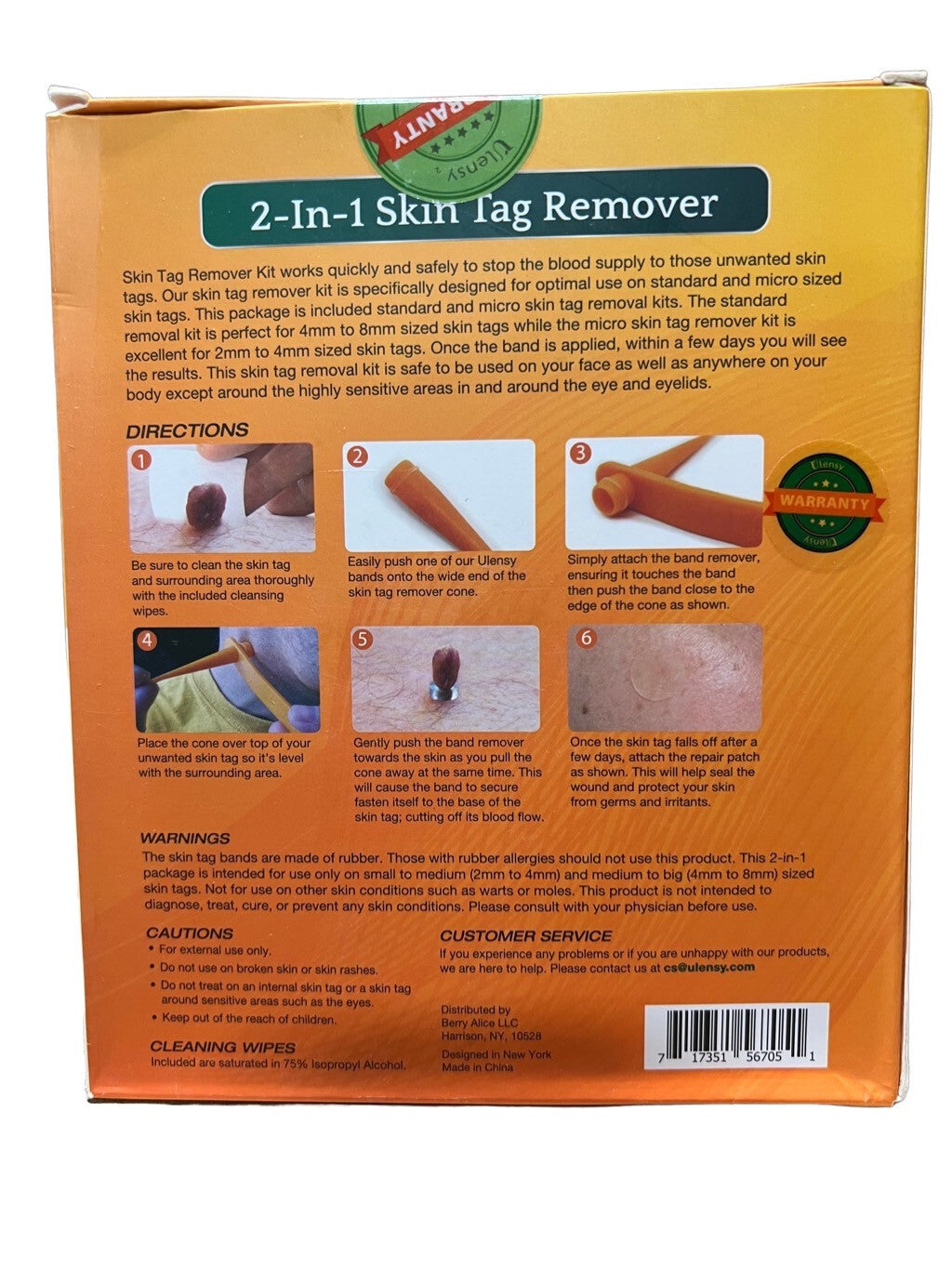 Skin Tag Remover Kit - Painless Micro & Standard Band Tool, 2-8 mm