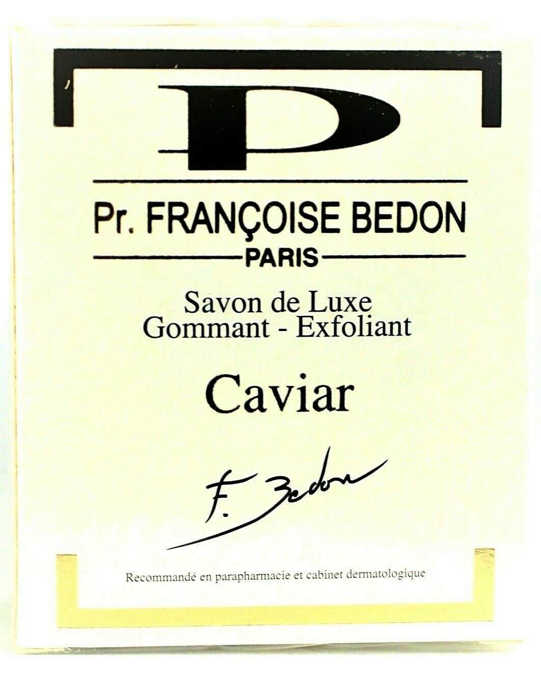 PR Francoise Bedon Caviar Soap - Luxury Bath Bar for Sensitive Skin