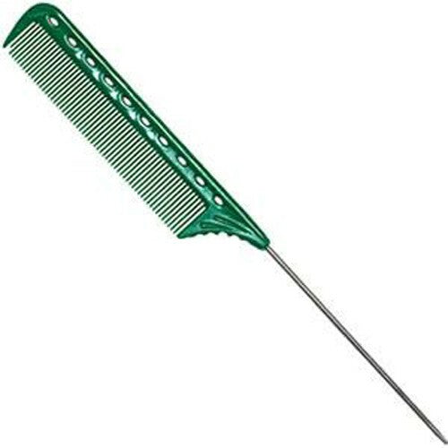 YS Park 102 Super Weaving Winding Tail Comb Made in Japan - Green Carbon