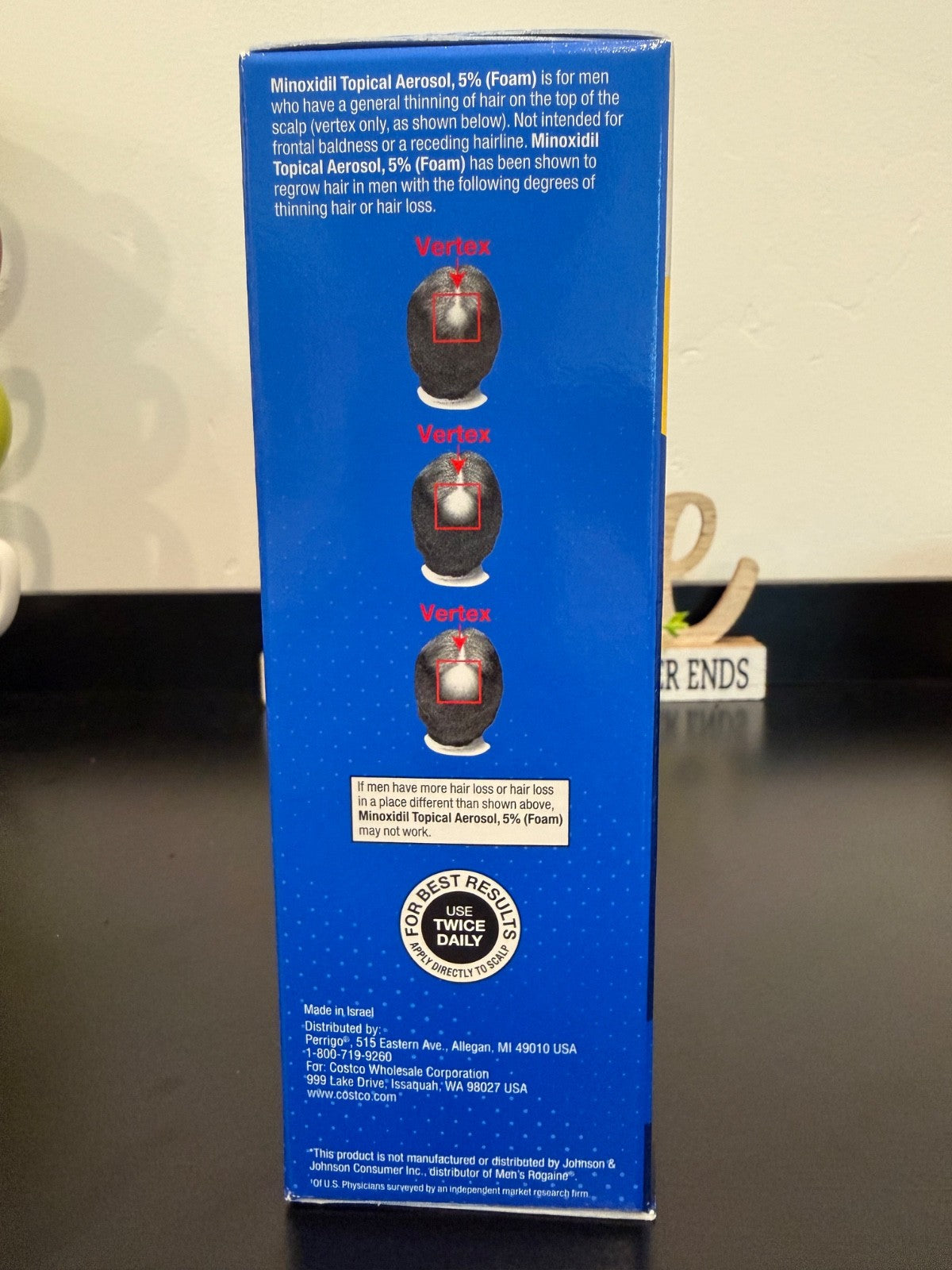 Minoxidil 5% Foam Men Hair Regrowth 6-Month Supply