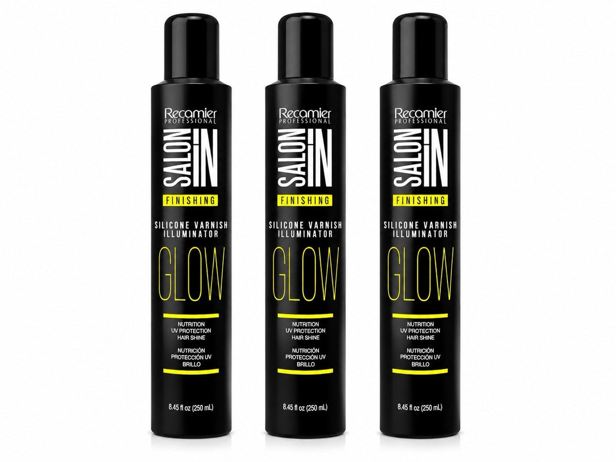 Salon Hair Shine Spray with UV Protection - 8.45oz 3 Pack