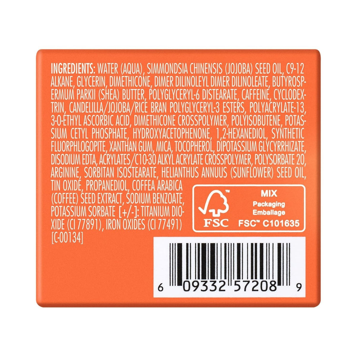 Brightening Eye Cream with Vitamin C & Depuffing Ingredients - Hydrating & Cruelty-Free