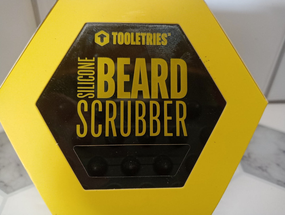 Silicone Beard Scrubber & Exfoliator for Men - Deep Clean & Promotes Hair Growth