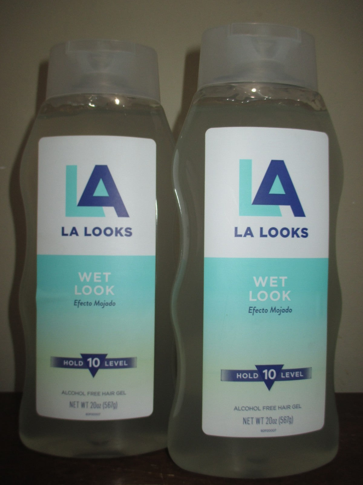 Alcohol-Free Wet Look Hair Gel - Level 10 Hold, 20 oz (2 Pack)
