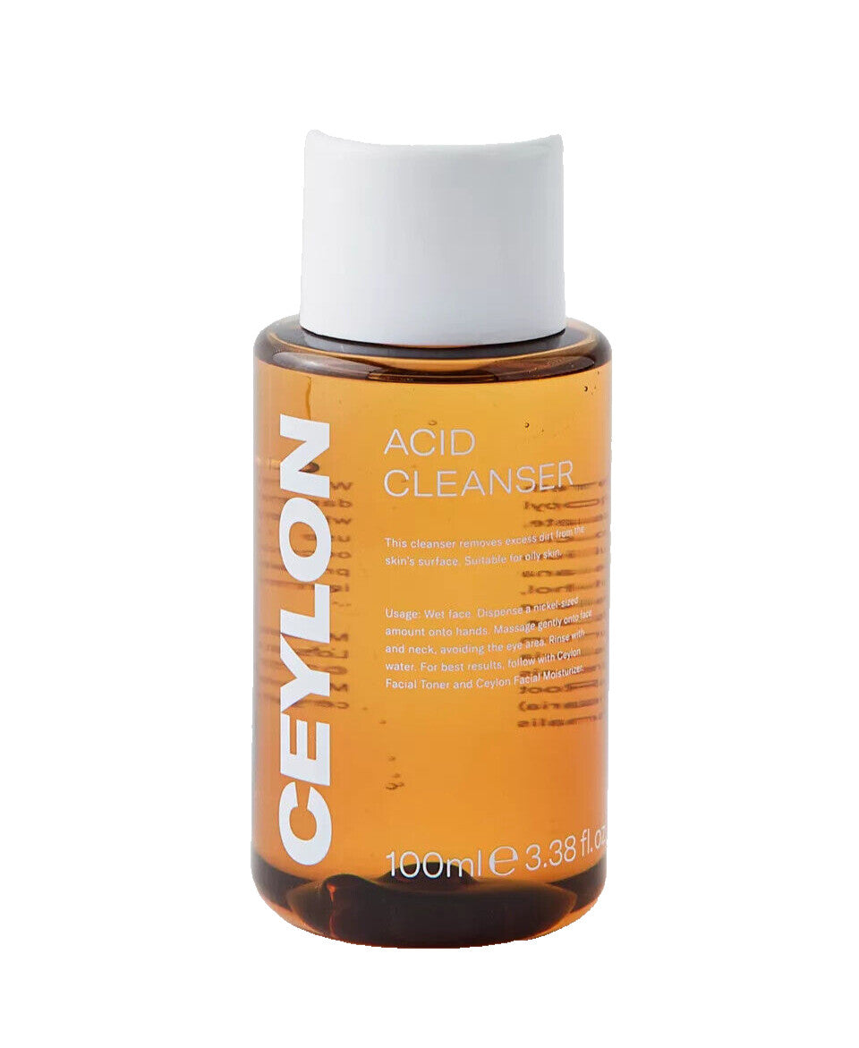 Ceylon Acid Facial Cleanser 3.38 oz. for Oily Skin - Nourishing Skin Care