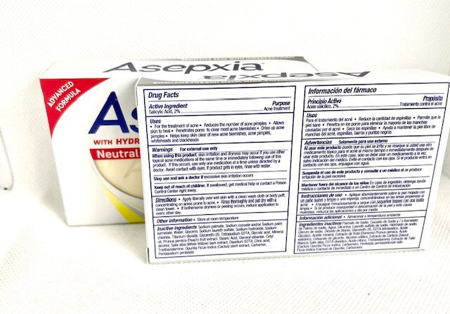 Asepxia Neutral Deep Cleansing Bar - Gentle, Hypoallergenic 4-Pack