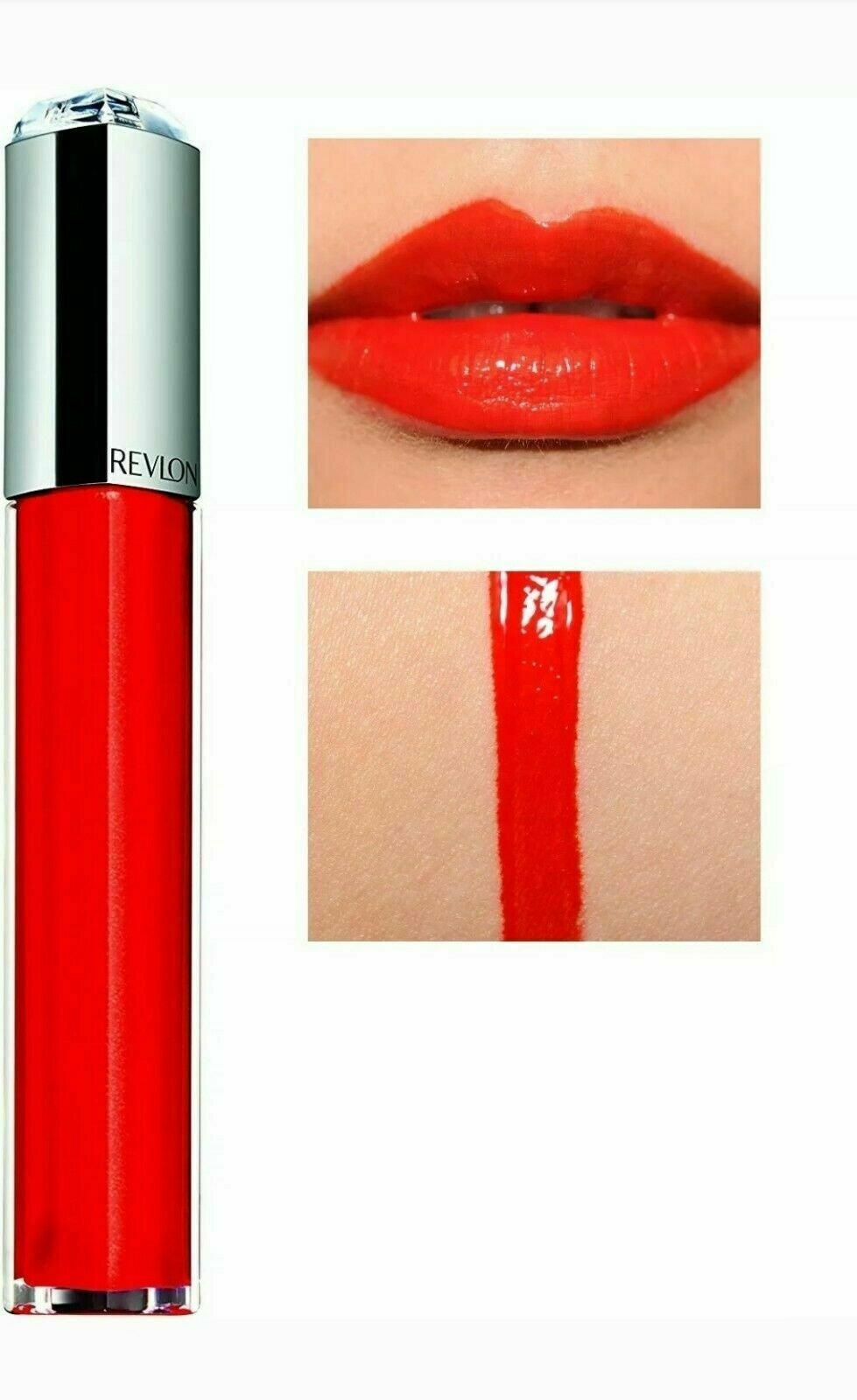 Revlon Ultra HD Lip Lacquer Set - 560 Fire Opal, Vivid High Shine