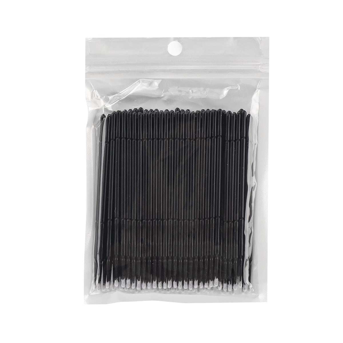 Disposable Micro Applicator Brushes for Makeup & Eyelash Grafting - 100 Black