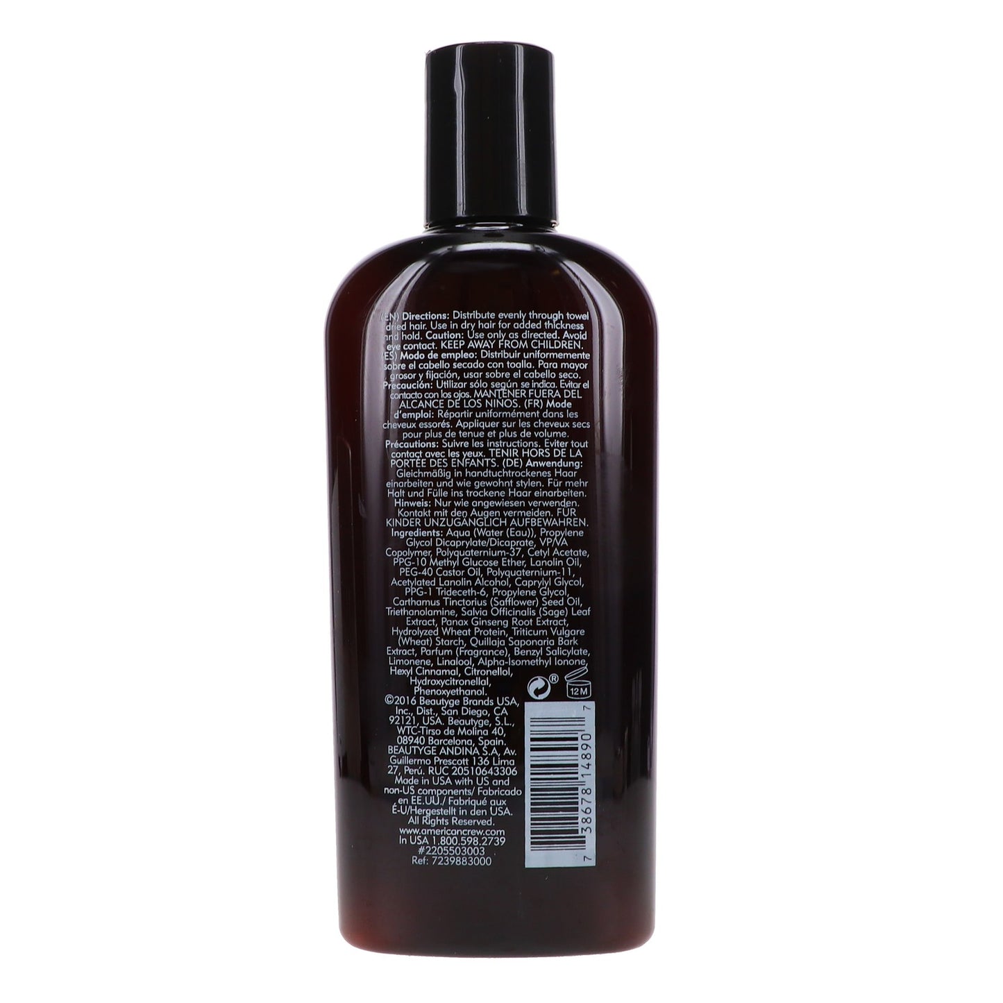 American Crew Light Hold Texture Lotion - 8.4 oz Pack of 2 for Men
