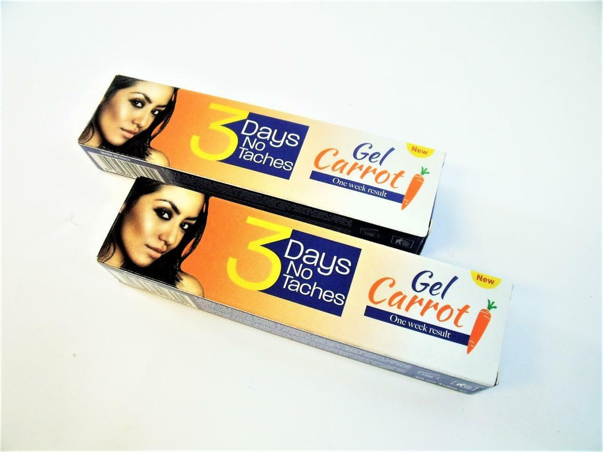 3 Days No Taches Gel Carrot Oil, Shea Butter 30ml Tube, One Week