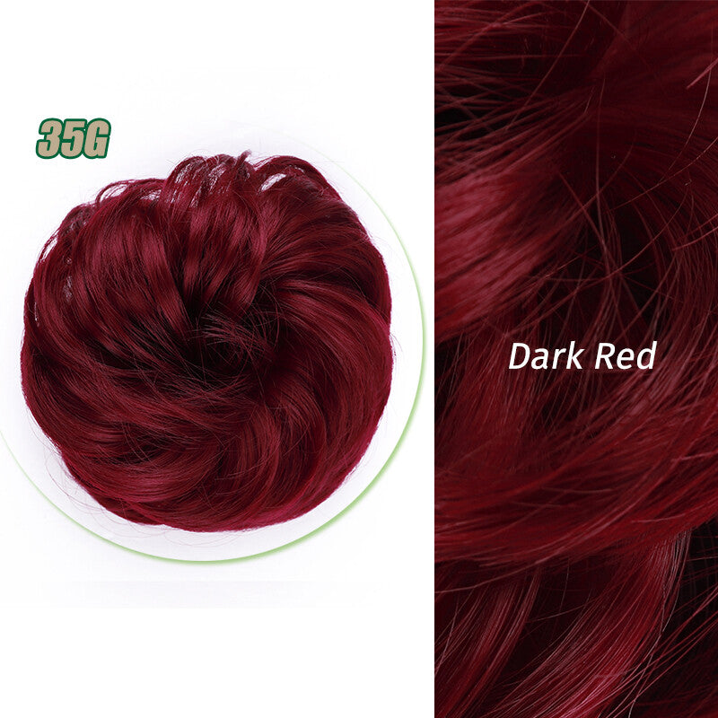 Curly Messy Bun Hair Piece Scrunchie Thick Updo Hair Extensions - Real Human Hair