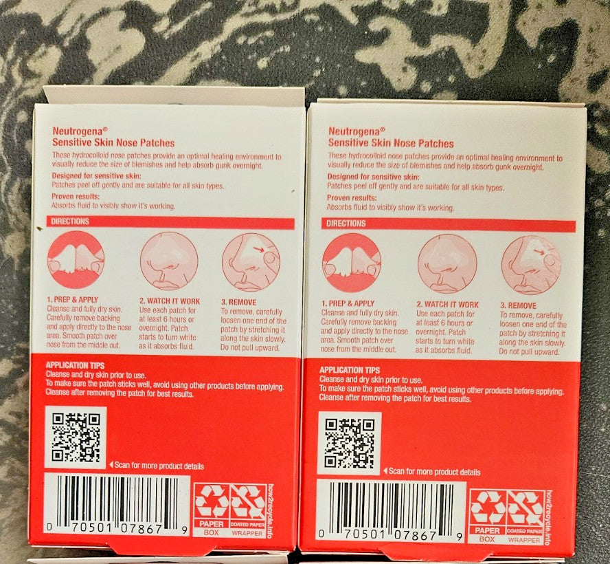 Hydrocolloid Acne Patches for Sensitive Skin - 10 Count, 2 Pack