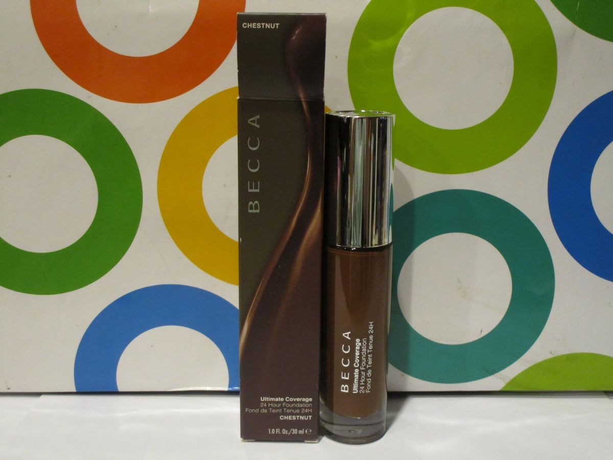 Becca Ultimate Coverage 24-Hour Foundation Chestnut 1 Oz - Long-Lasting Face Makeup