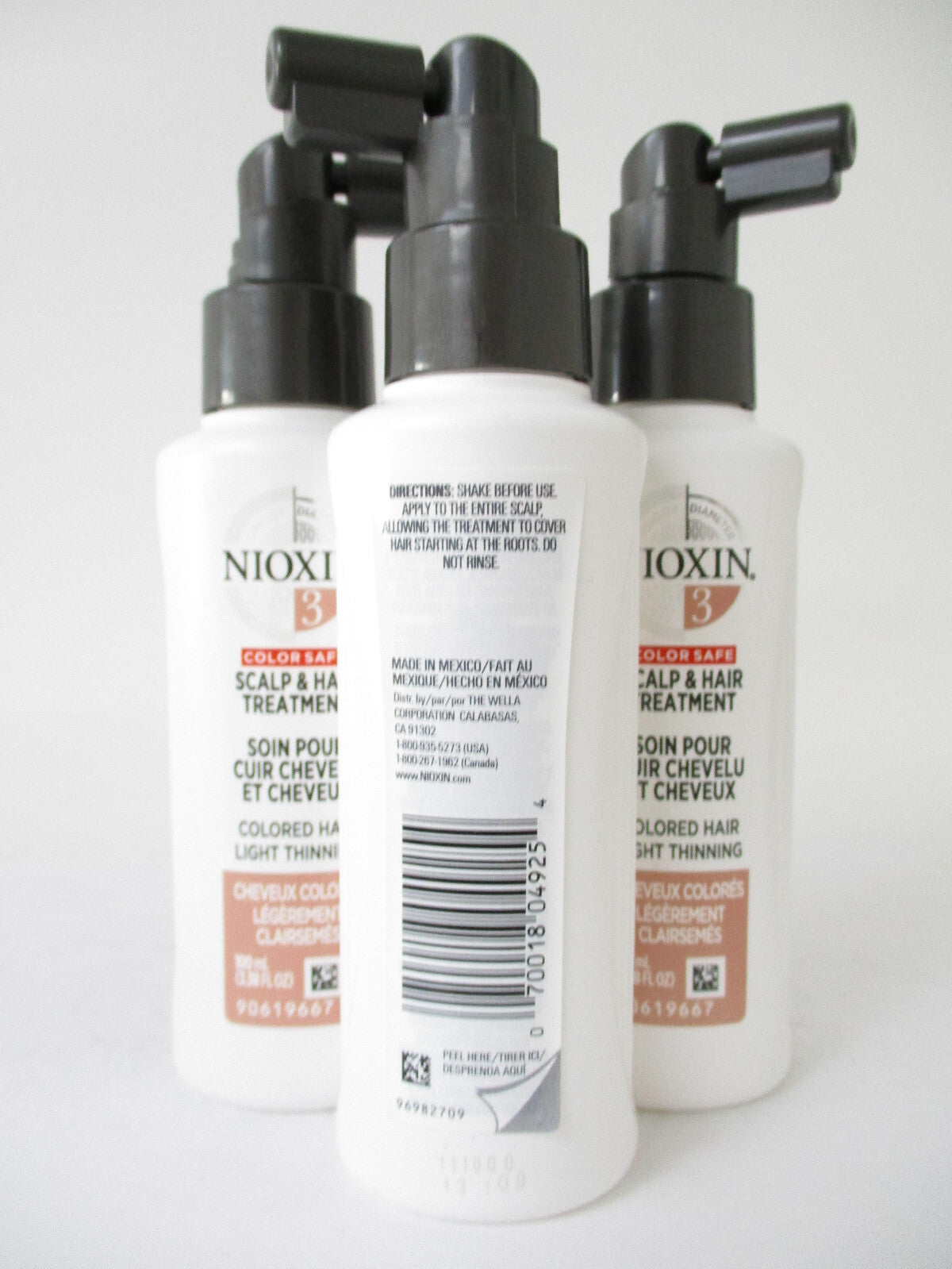 Nioxin System 3 Scalp & Hair Treatment 3.38 oz - Pack of 3