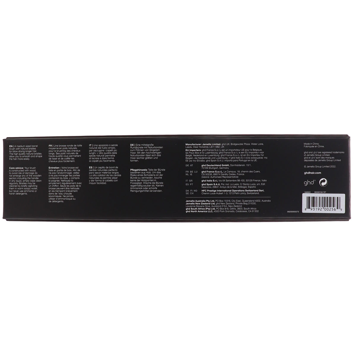 GHD Natural Bristle Radial Hair Brush 1.3" for Styling & Shine