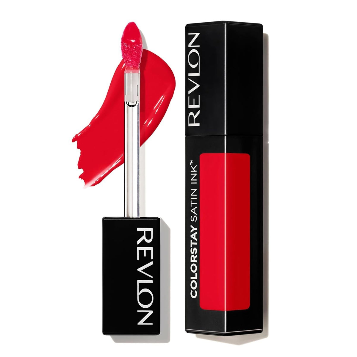 Revlon Satin Ink Liquid Lipstick 3 Pack - Long Wear, Moisturizing, Vivid Colors