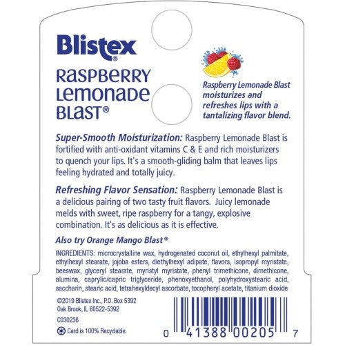 2 Pack SPF 15 Raspberry Lemonade Lip Balm - Moisturizing & Refreshing