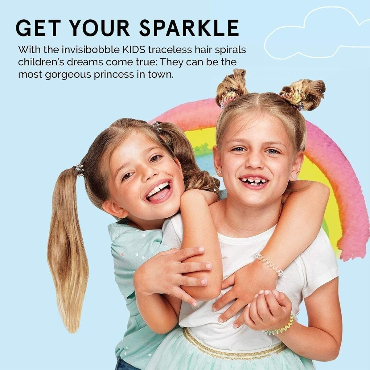 Invisibobble Kids Magic Rainbow Hair Ring 5 Pack