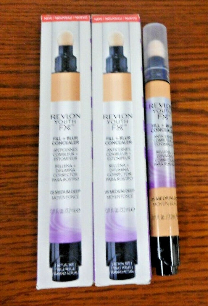 Revlon Youth FX Fill+Blur Concealer Set - Medium Deep 0.11oz x2