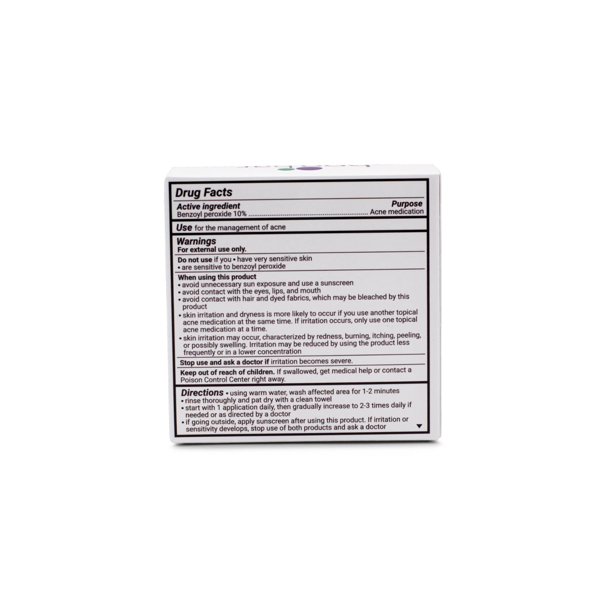 10% Benzoyl Peroxide Acne Cleansing Bar - Non-Soap, 4oz, Pack of 3