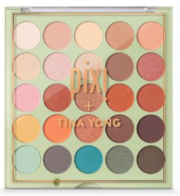 Pixi + Tina Yong Eyeshadow Palette — Neutral, Blue/Green & Warm Browns