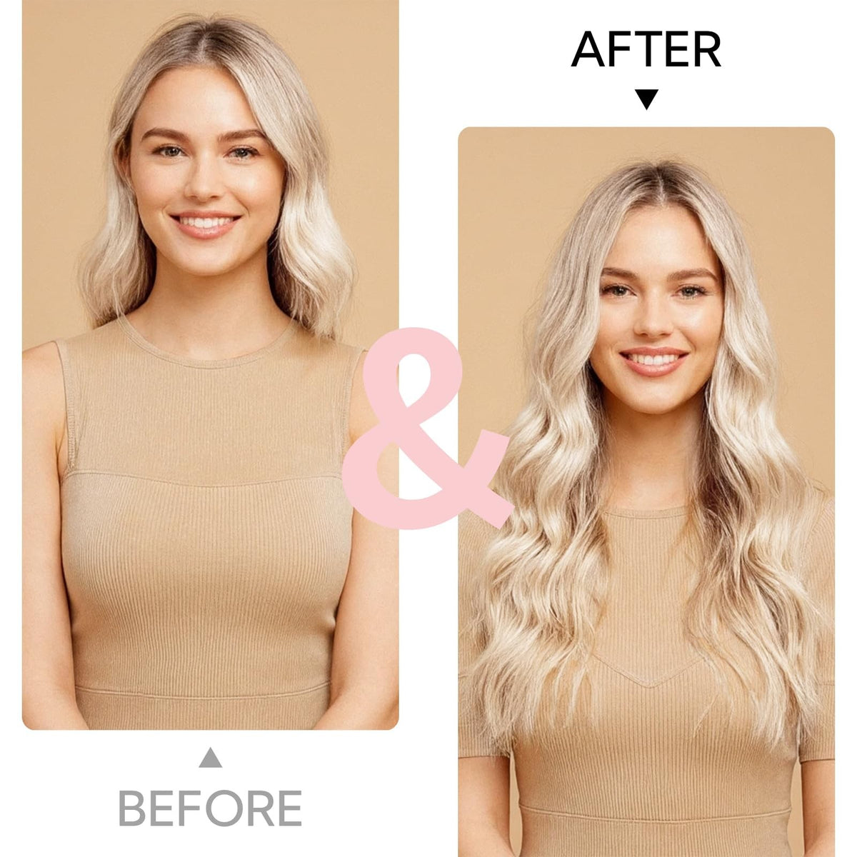 Human Hair Extensions Tape-In 16 Inch - Chocolate Brown Honey Blonde