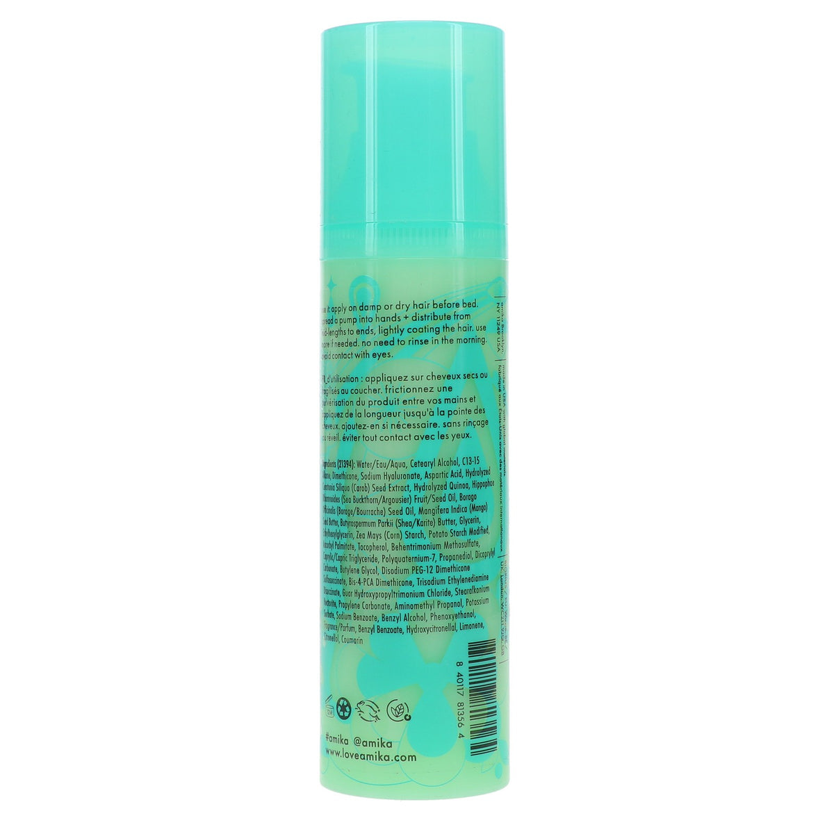 Overnight Hair Repair Serum - Strengthen & Restore Damaged Hair 3.3 oz 2 Pack