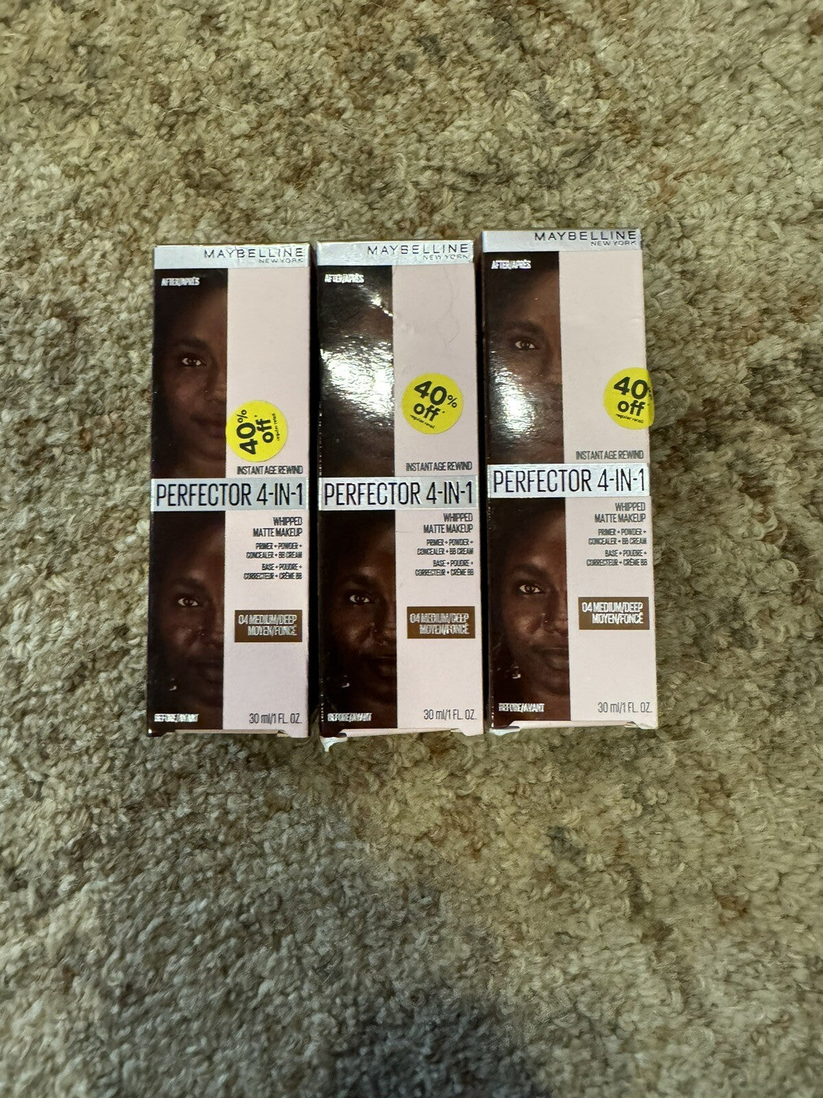 Maybelline Instant Age Rewind Perfector 4-in-1 Matte Foundation Set - Medium/Deep