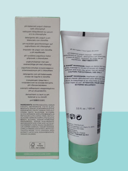 Dr Brandt Clean Biotic pH-Balanced Yogurt Cleanser 3.5 oz - Pack of 2