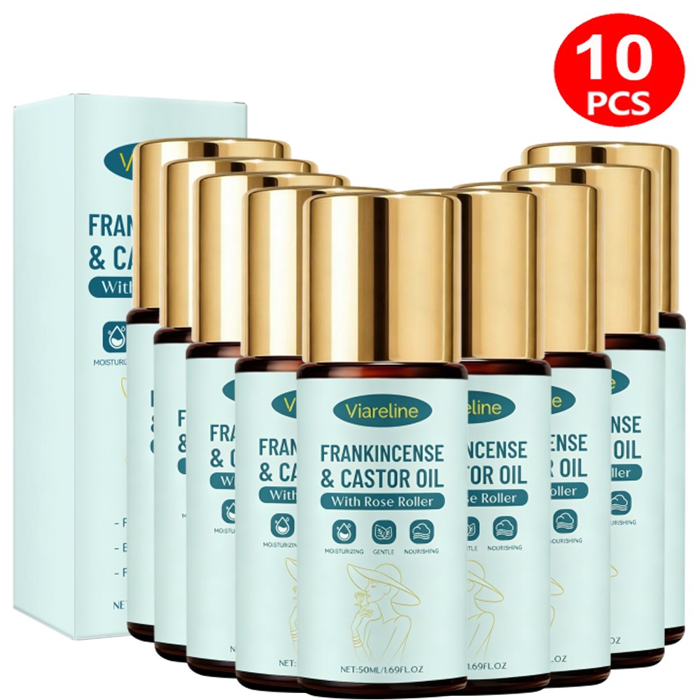 Frankincense Castor Oil Roller - Organic Cold-Pressed 50ml