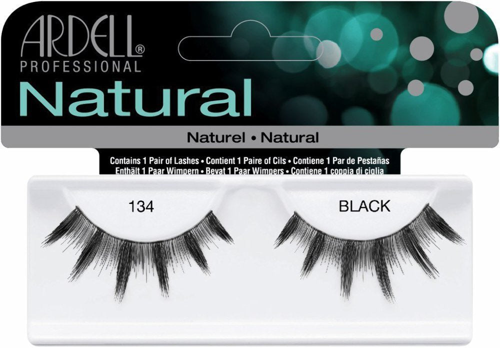 Ardell Natural False Eyelashes Style 134 Black - Eye Makeup
