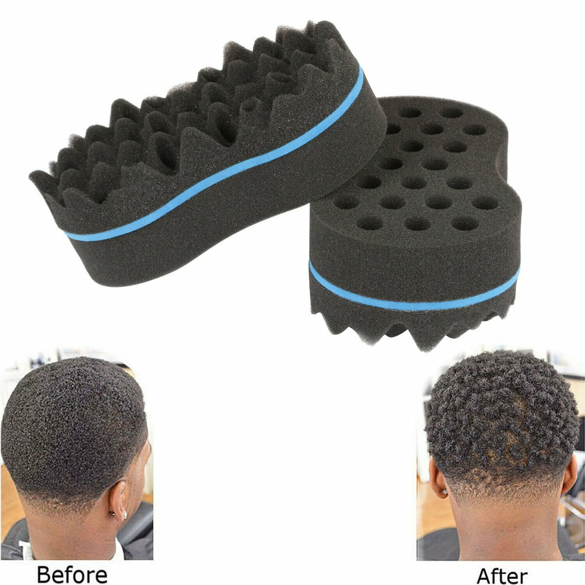 Magic Barber Sponge Brush Twist Hair For Dreadlock Coils Afro Curl