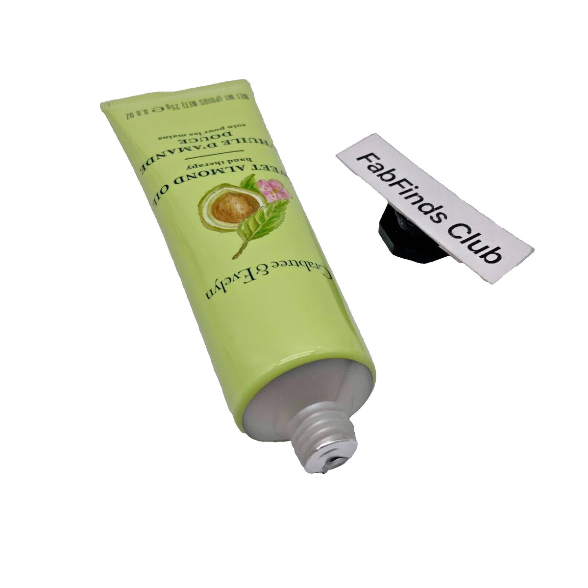 Sweet Almond Oil Hand Cream - 10 Travel Size Tubes (0.9oz Each)