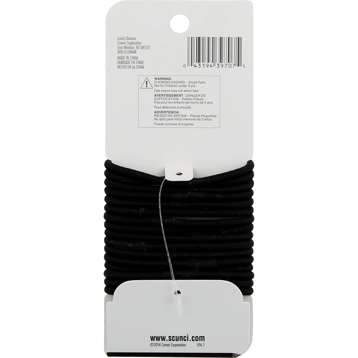 3 Pack Scunci Color Match Hair Elastics, 16 Ct