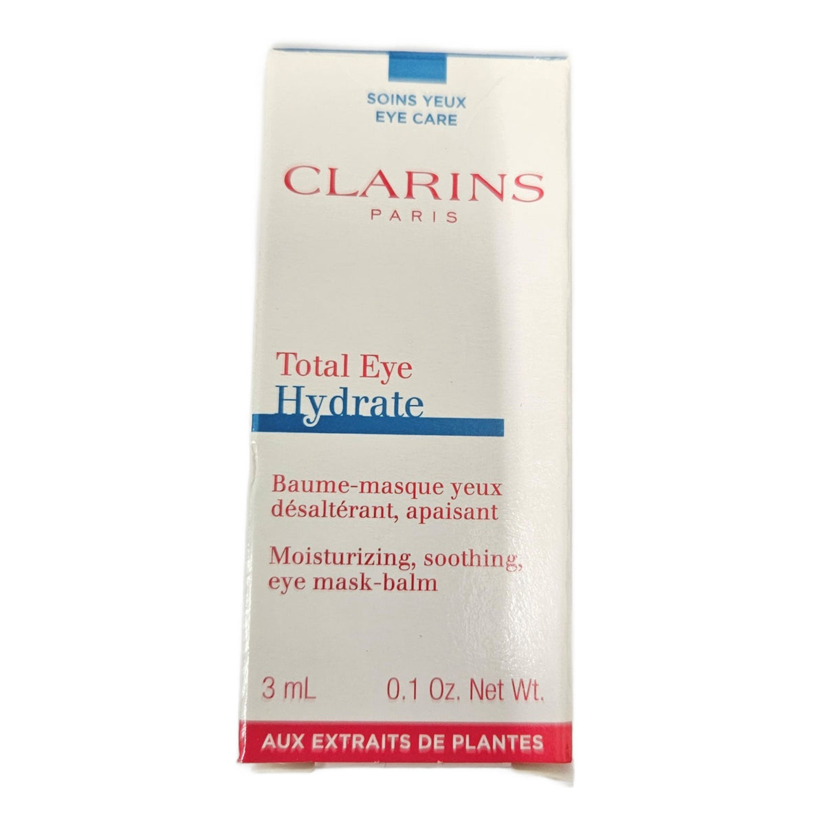 Clarins Total Eye Hydrate Soothing Eye Mask Balm Mini Travel Size 3ml