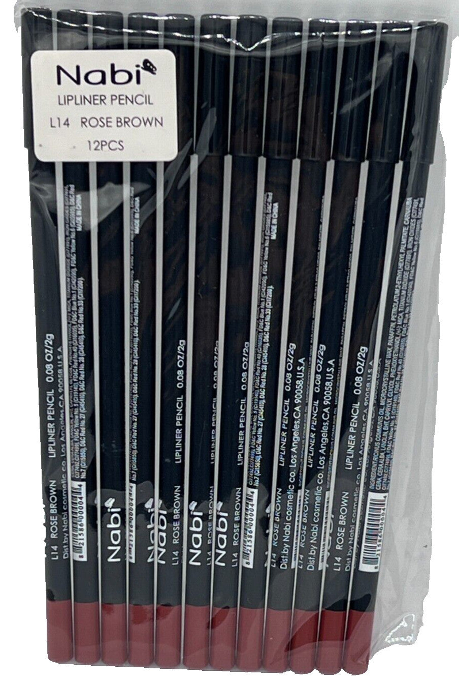 Lip Liner Pencil Set 12 Colors - Long-Lasting 7.5-inch Makeup Pencils