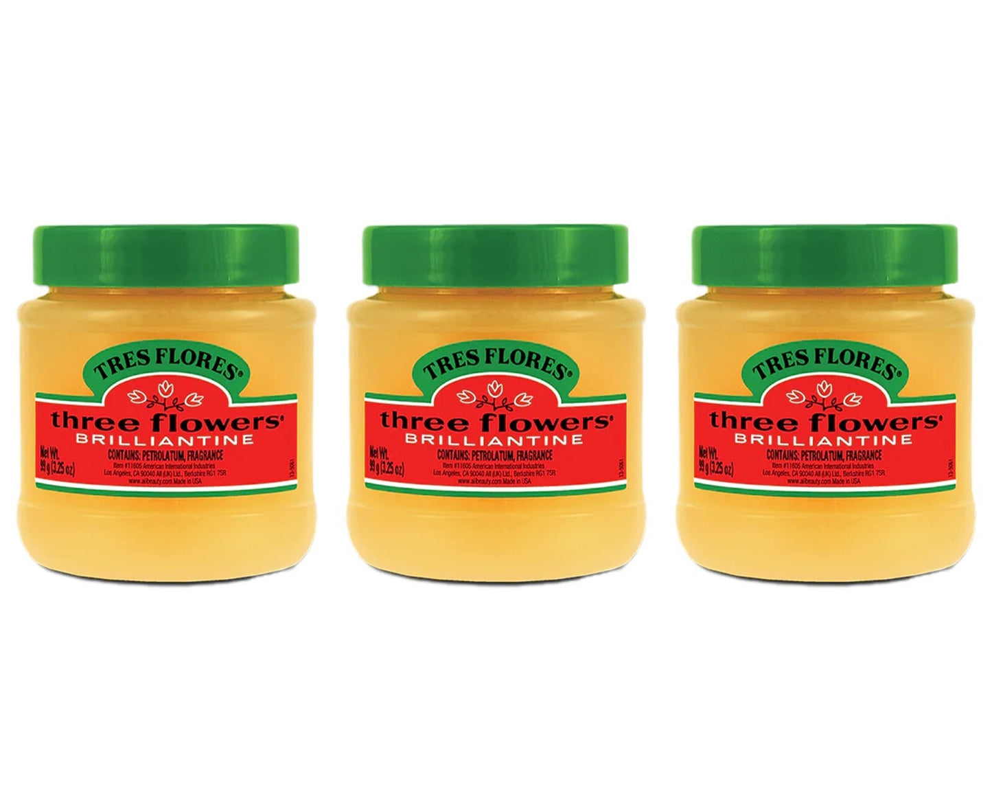 Hair Pomade Set - Solid Hair Styling Product with Shine - 3.25oz Trio Bundle