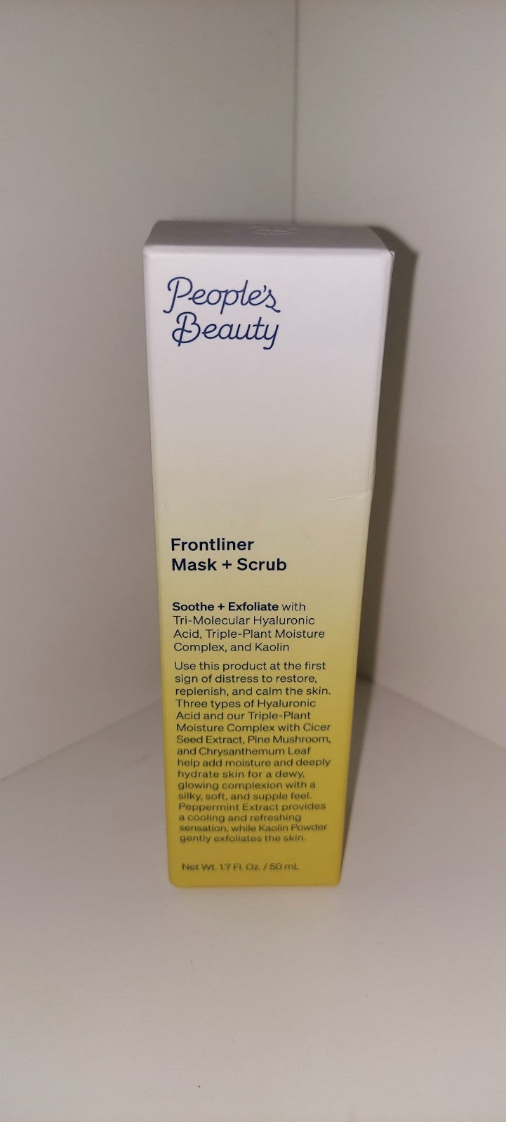 People's Beauty Frontliner Mask and Exfoliating Scrub 50ml - Detox Skin Care